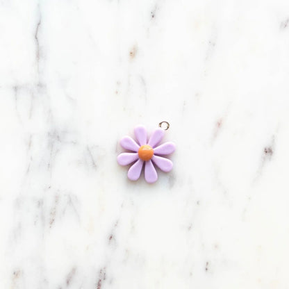 Little Stacks Charms, Purple Flower