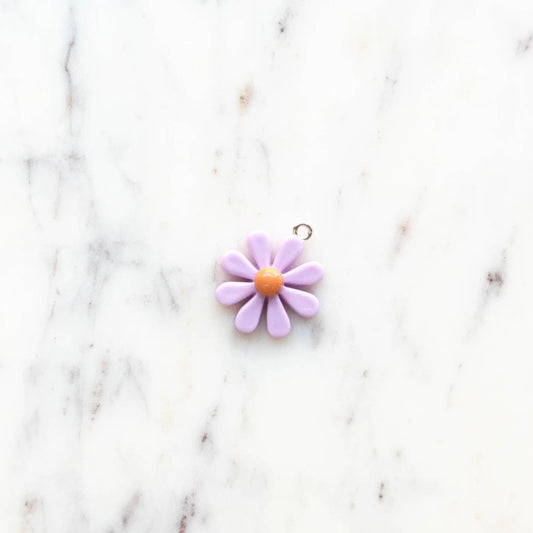 Little Stacks Charms, Purple Flower