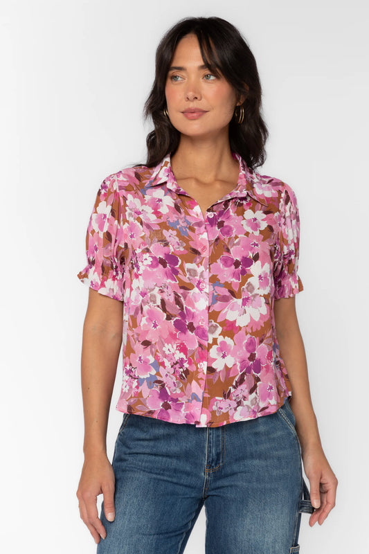 Kitt Blouse Pink Blossom