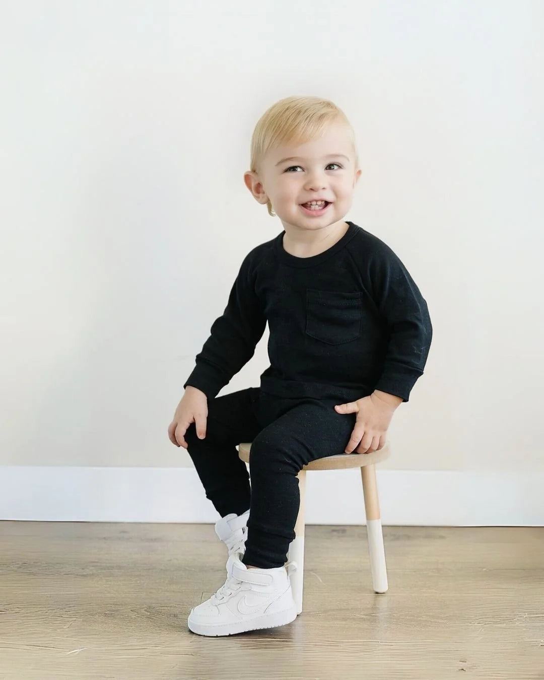 Kids Matching Lounge Set Black