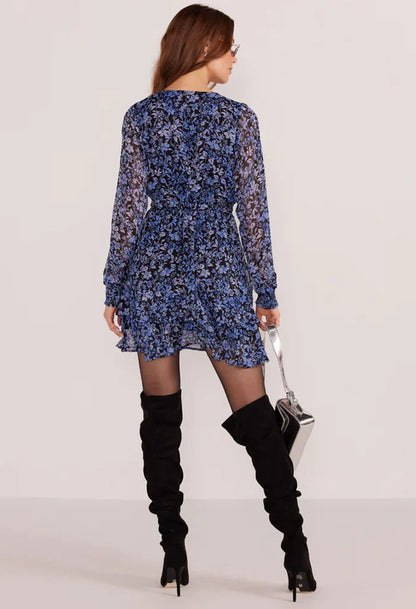 Lucinda Mini Dress Midnight Ditsy