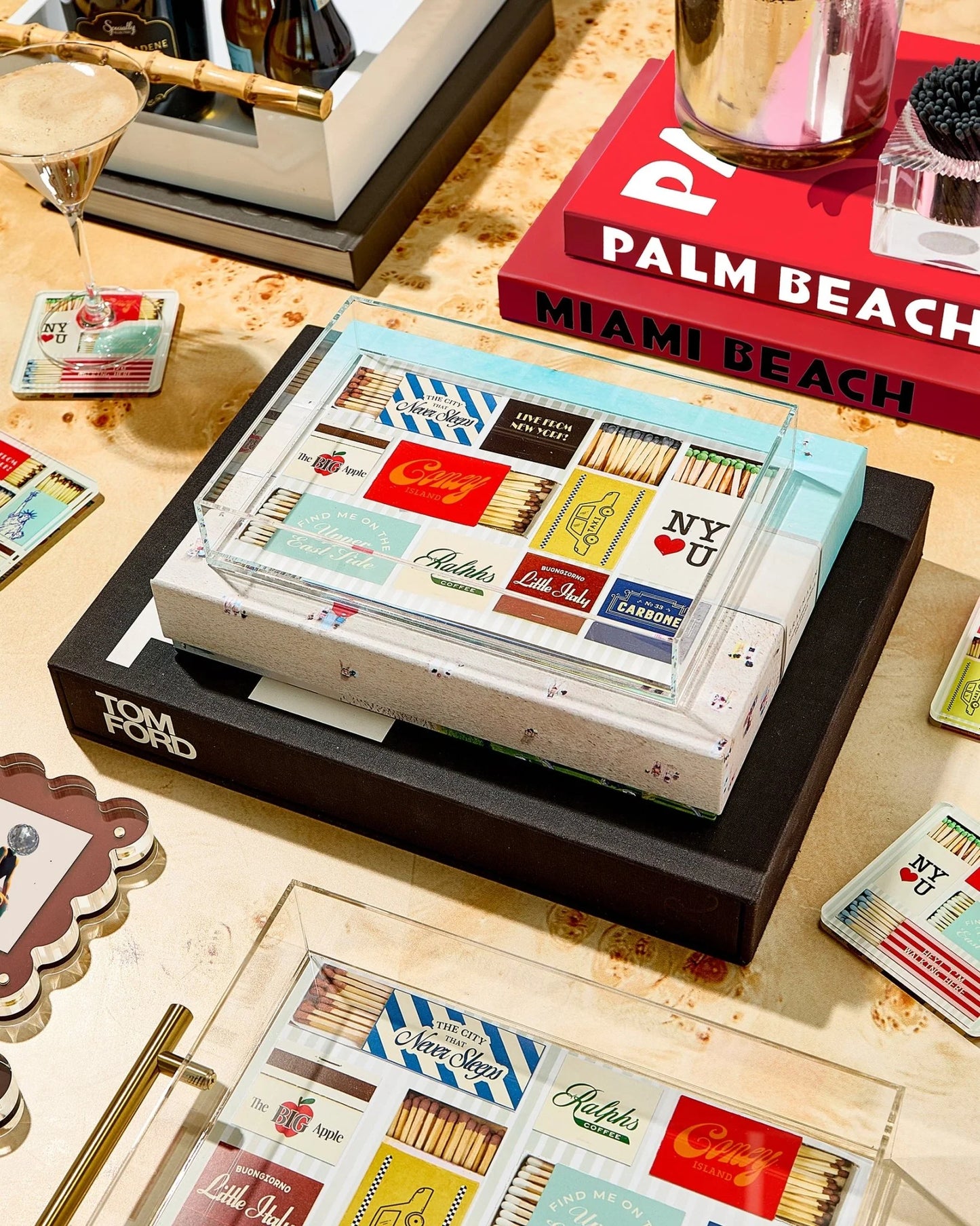 New York Matchbook Small Tray