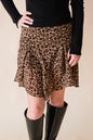 Be Fierce Leopard Mini Skirt