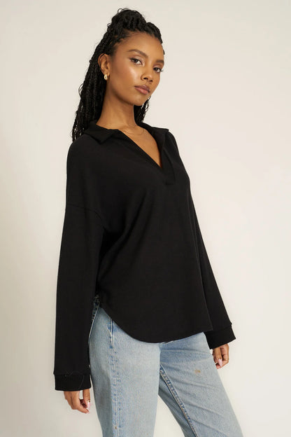 Chiara Cozy Pullover - black
