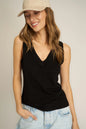 Let Me Know Slub V-Neck Tank