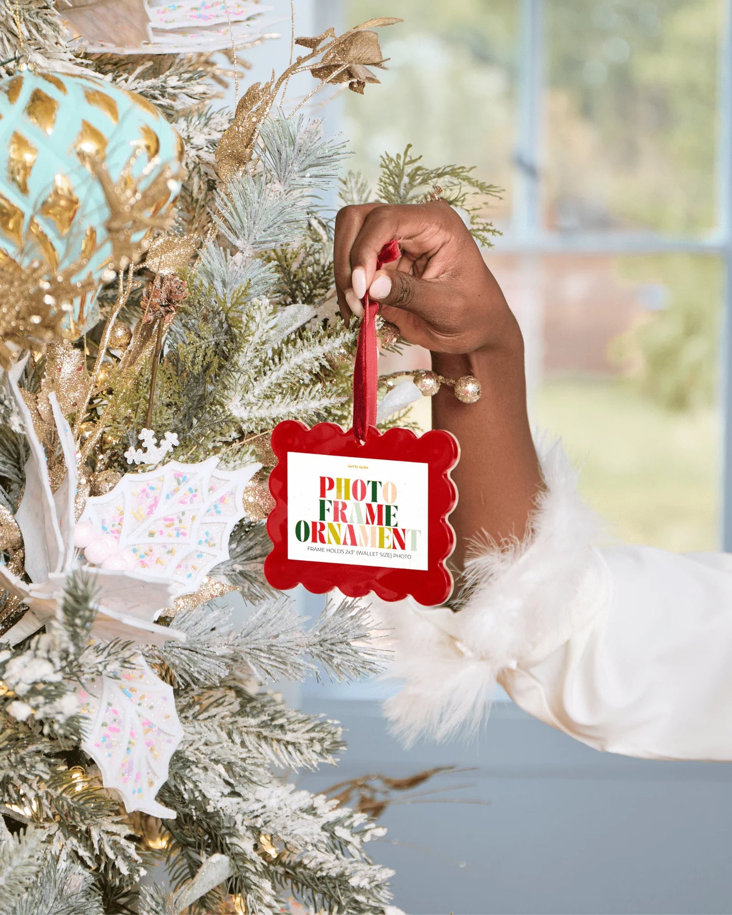 Frame Ornament - Red