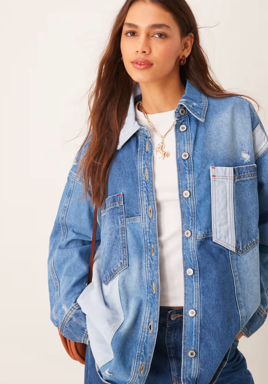 Mountain Roads Denim Overshirt Small