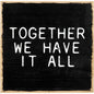 Together Circa Wood Plaque