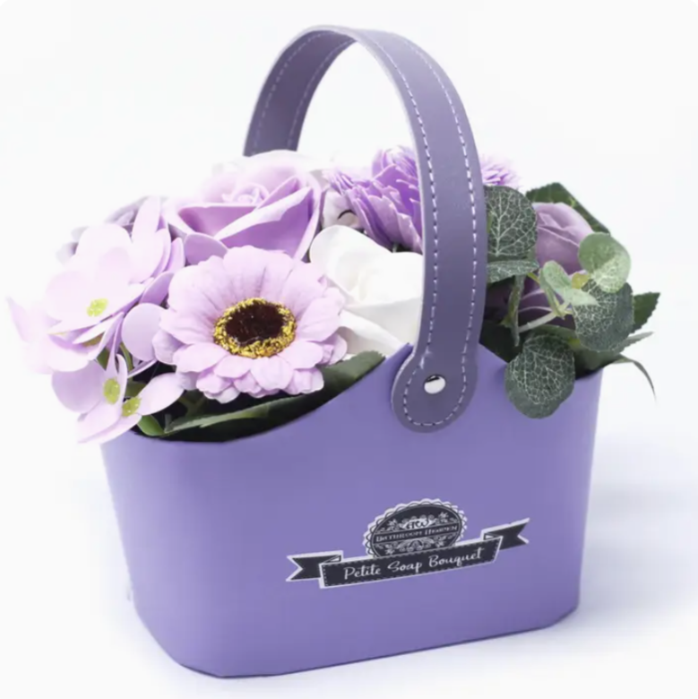 Bouquet Petite Basket Soap Flowers