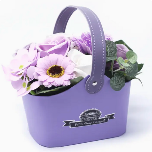 Bouquet Petite Basket Soap Flowers