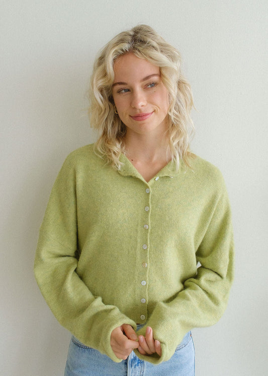Piper Cardigan Lemongrass
