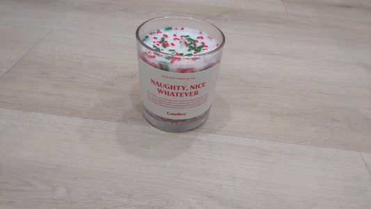Naughty nice whatever candle