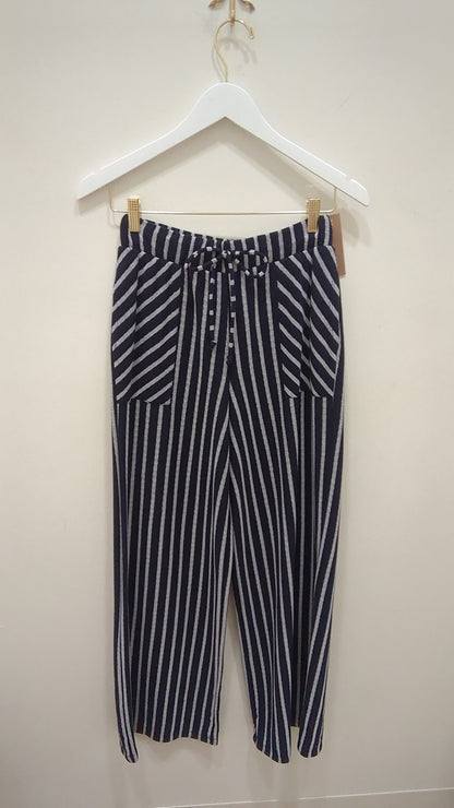 Zadie Navy Striped Pant