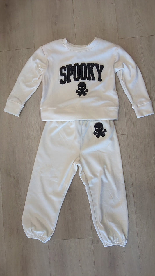 Little Cassia Top & Georgie Pant cream spooky