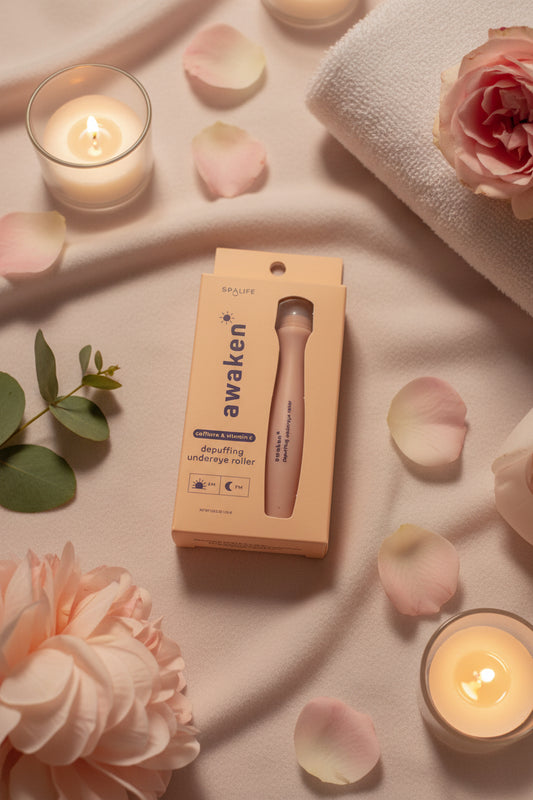 De-puffing under eye roller