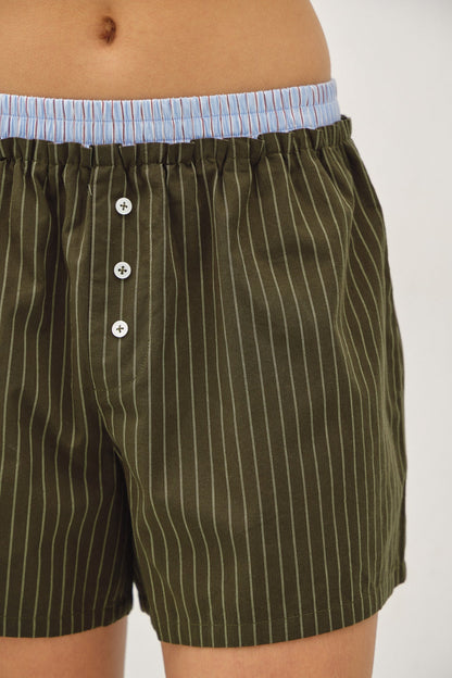 Contrast Boxer Shorts