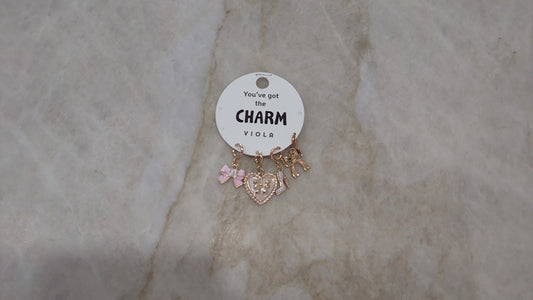Pink Shoe/Necklace Charms