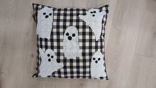 Ghost Halloween Pillow