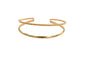 Rope Sync Cuff Bracelet Gold