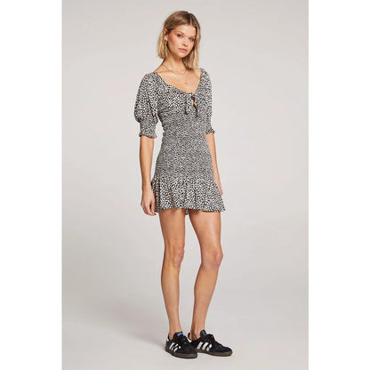 Allyson Mini Dress - Vanilla Dots