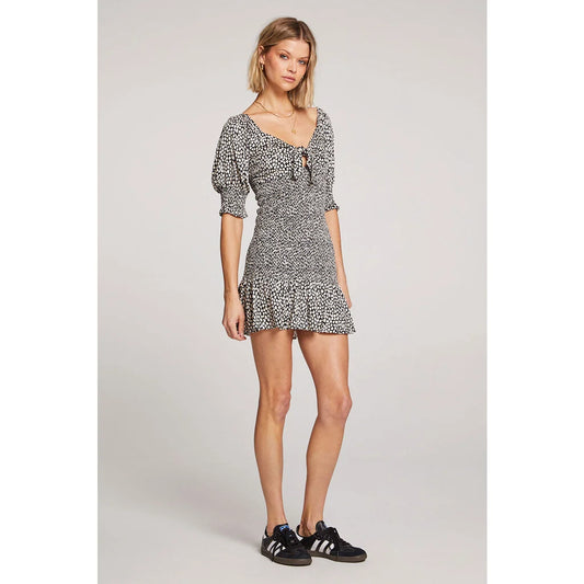 Allyson Mini Dress - Vanilla Dots