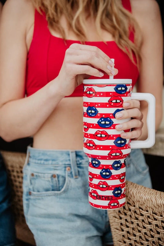 American Lips Tumbler - 38oz