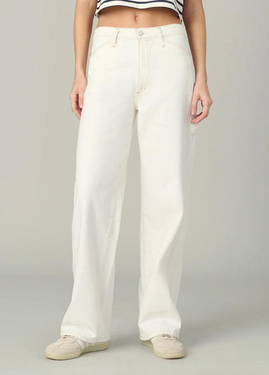 The Baggy Carpenter Pant - Milk