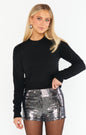 Tuck In Sweater Black Knit