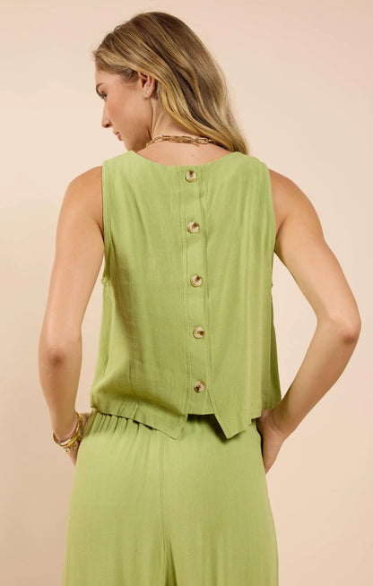 Sugarloaf Linen Tank & Pant Set