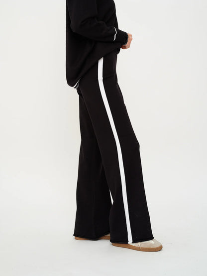 Kellie Stitched Pants - Black