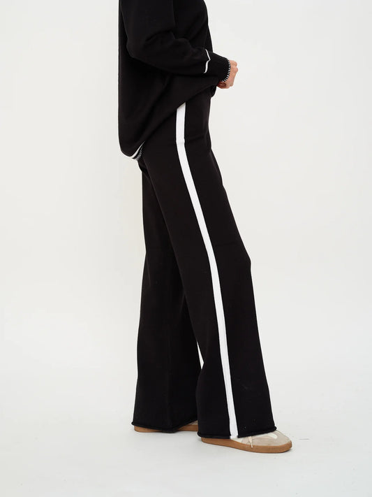 Kellie Stitched Pants - Black