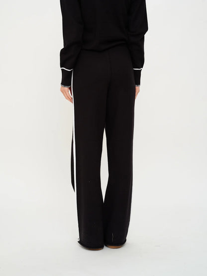 Kellie Stitched Pants - Black