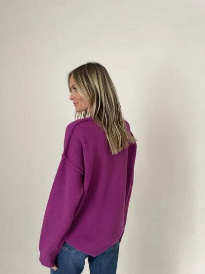 Aspen Exposed Hem Sweater