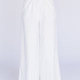 Temple Wide Leg Pant Oxford