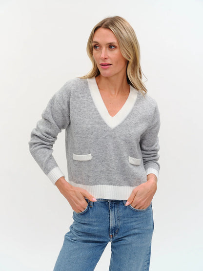 Libby Sweater, Heather Grey