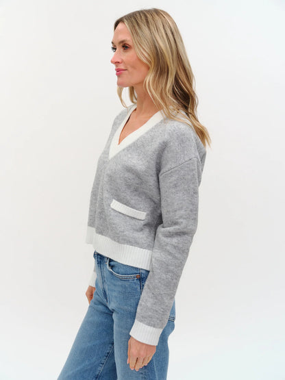 Libby Sweater, Heather Grey