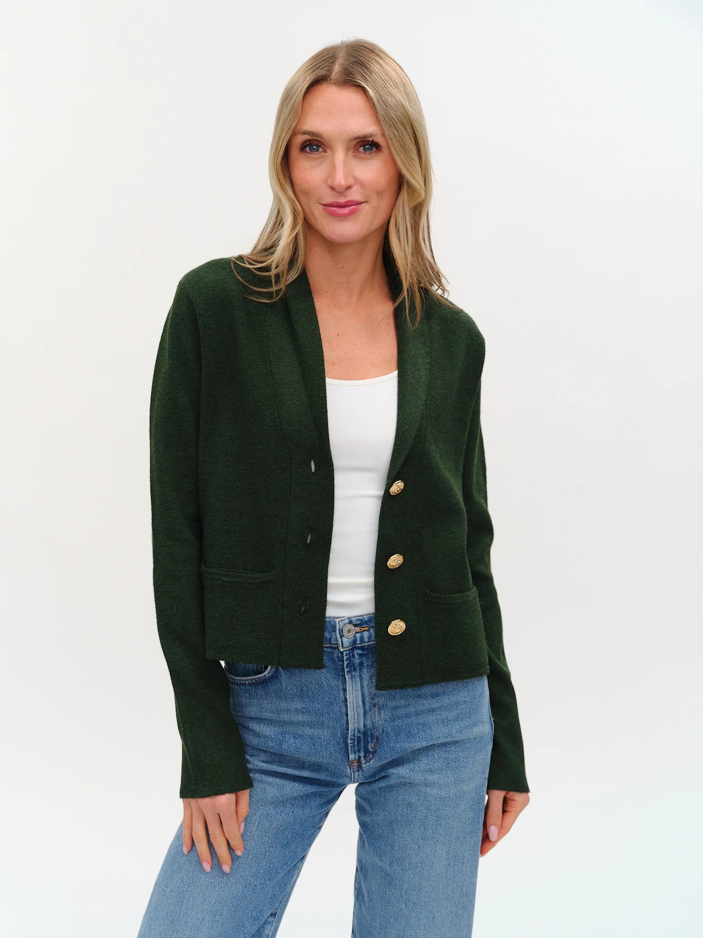 The Lynn Blazer, Olive