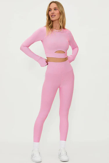 Tayler Legging Candy Cane Rib