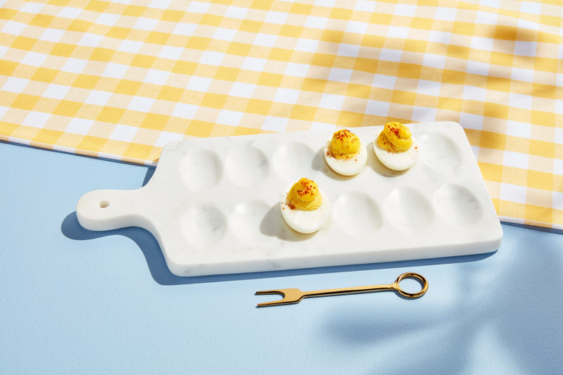 Marble Devil Egg Board