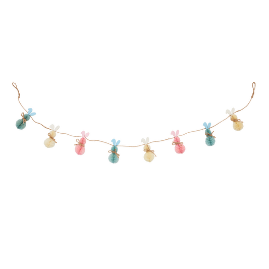 Bottle Brush Easter Garland Bunny