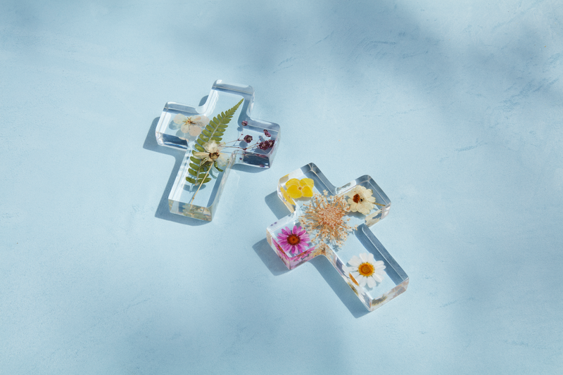 Dried Flower Cross