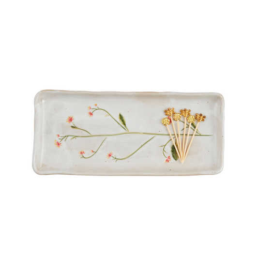 Flower Tray and Toothpick Set